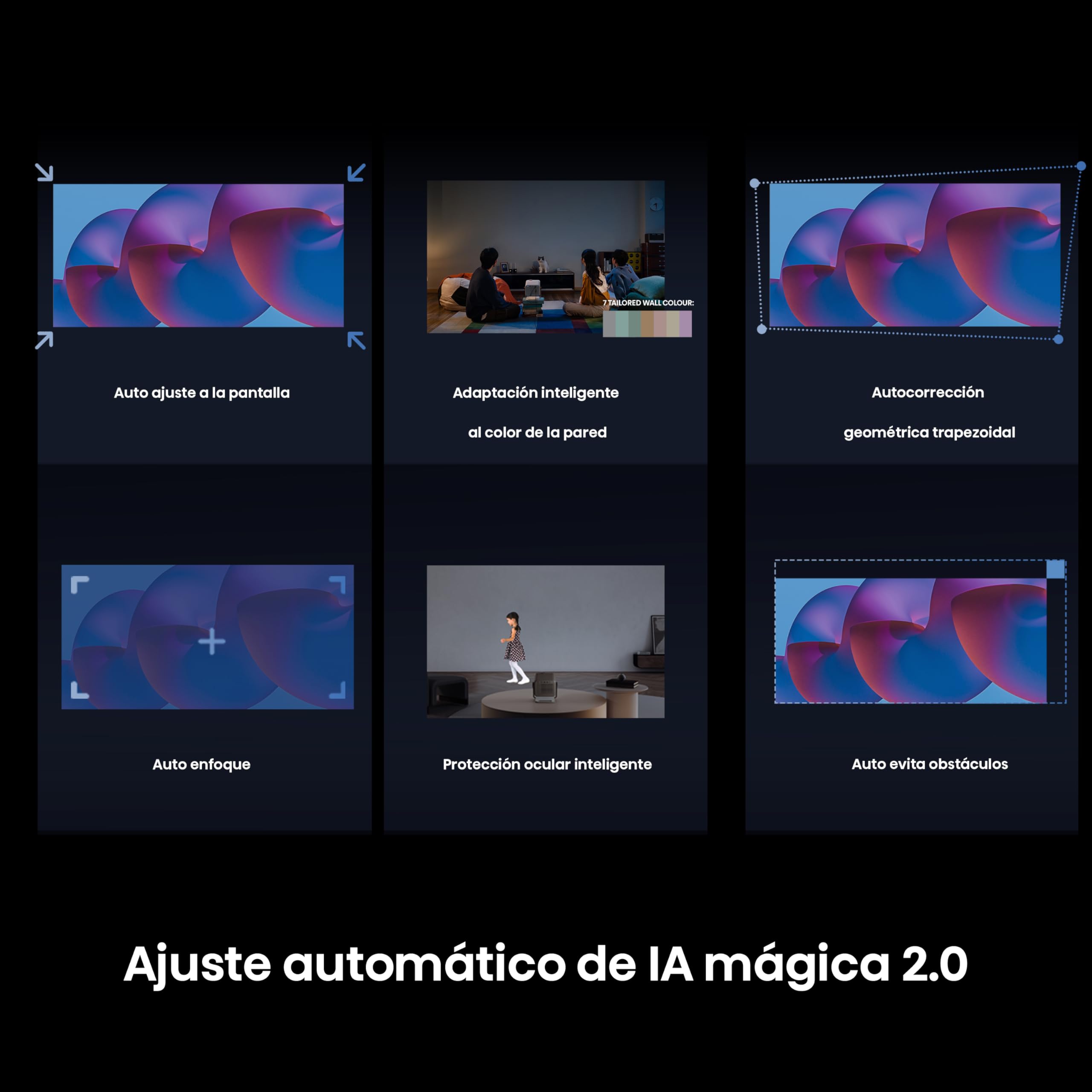Hisense M2SE Pro - Mini Proyector Laser Trichroma UHD 4K Smart TV, 65 a 200 Pulgadas, 1150 Lumen, Dolby Vision, Audio 2x10W, Zoom Óptico, Autoenfoque, Protección Ocular, Auto-Corrección Trapezoidal