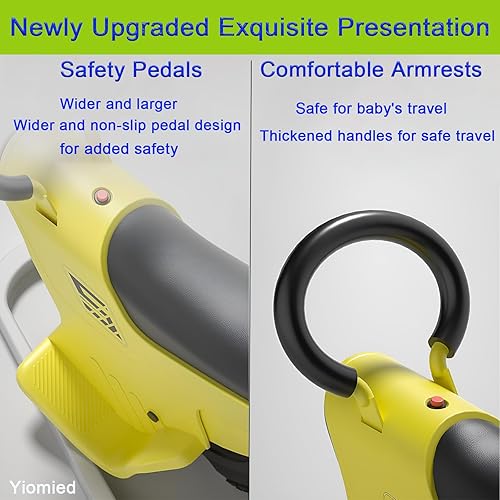 Miniatura 8 de Monociclo manual de 12 pulgadas para niños, bicicletas monociclo ligero con luzpasamanosruedas auxiliares, bicicleta monociclo para padres e hijos,