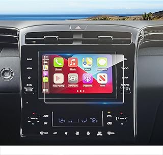 2024 2022-2023 Santa Cruz Screen Protector 8-inch, for 2024 Santa Cruz (SE,SEL)/ 2023 Santa Cruz (SE,SEL,Night)/ 2022 Santa Cruz (SE,SEL,SEL Premium), 2024 2023 2022 Santa Cruz Tempered Glass 8In Update