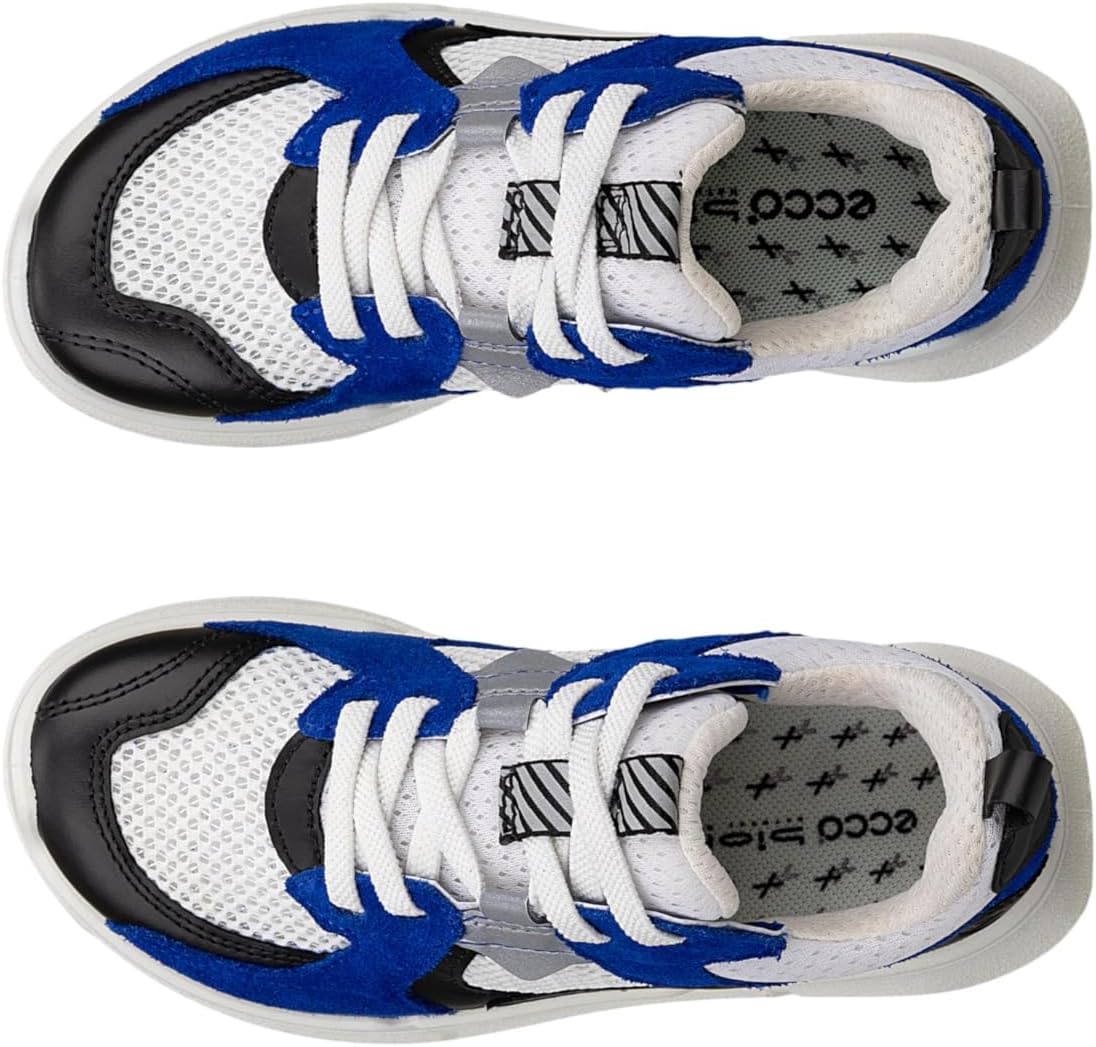 ECCO Kid's Biom 2.2 Sport Cross Trainer Sneaker, Black/Virtual/White, 10.5-11