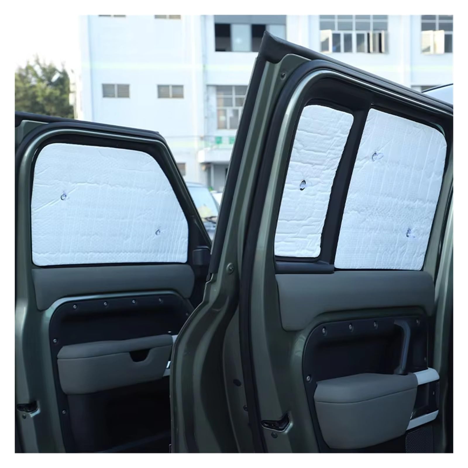Wnętrze samochodu do Land For Rover For Defender 110 130 04-24 przednia szyba samochodu pełna szyba ochrona przeciwsłoneczna akcesoria do parasola wykończenia naklejki akcesoria (do 2004-2018)