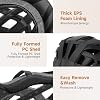 Casco de bicicleta para adultos findway, con ajuste de dial mejorado y visor extraíble, correas ajustables, acolchado interior para ciclismo para hombres y mujeres 3