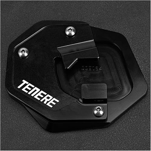 Miniatura 5 de CNC aluminio Motorcycle Kickstand Extension Side Stand Enlarge Plate for Yamaha Tenere 700XTZ 700 TENERE 700 RallyWorld Raid (Color  Red)