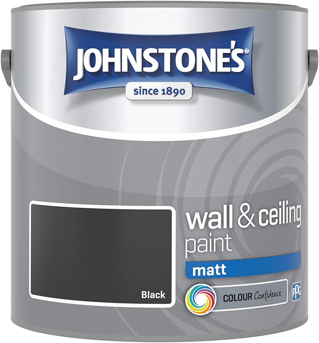 black ceiling paint