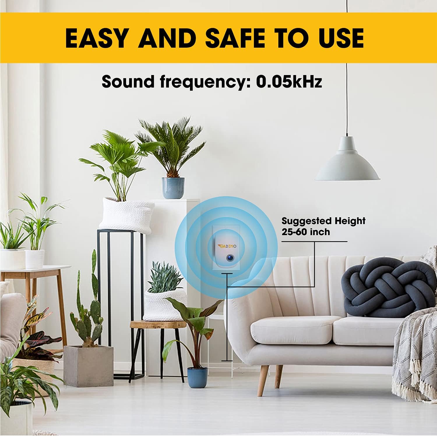 JIA LE 6 Packs Ultrasonic Pest Repeller - Pest Repellent Plug in - Mosquito Repellent for Mice, Rats, Spiders and Insects - Mouse Repellent - Mice Repellent - Insect Repellent - Rodent Repellent : Patio, Lawn & Garden