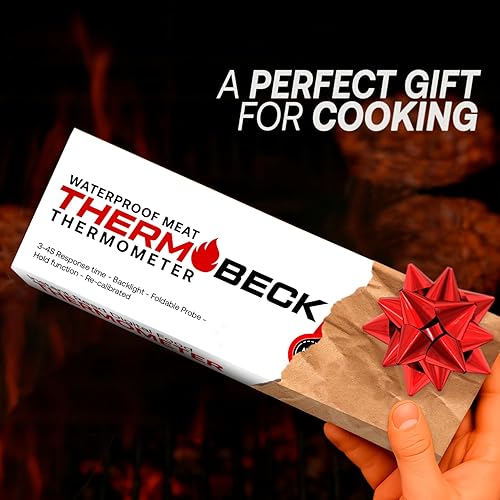 Miniatura 7 de Termómetro digital de carne, termómetro de alimentos para cocinar, parrilla, freír, dulces, retroiluminación y calibración, 100% impermeable,