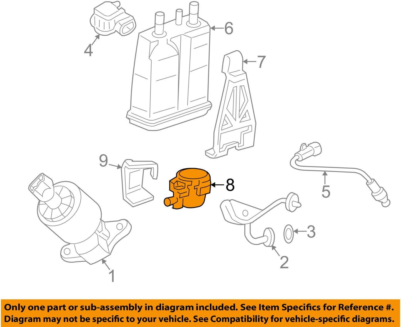 General Motors 25932571, Vapor Canister Purge Solenoid