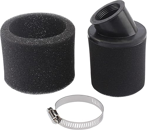 Universal 1.378 in 1.417 in 1.457 in ángulo doble filtro de rendimiento 50cc 70cc 90cc 110cc 125cc ATV Quad Scooter Go Kart Pit Dirt Super Pocket