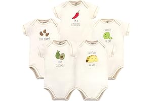 Touched by Nature Baby Boy Organic Cotton Bodysuits for Cinco de Mayo
