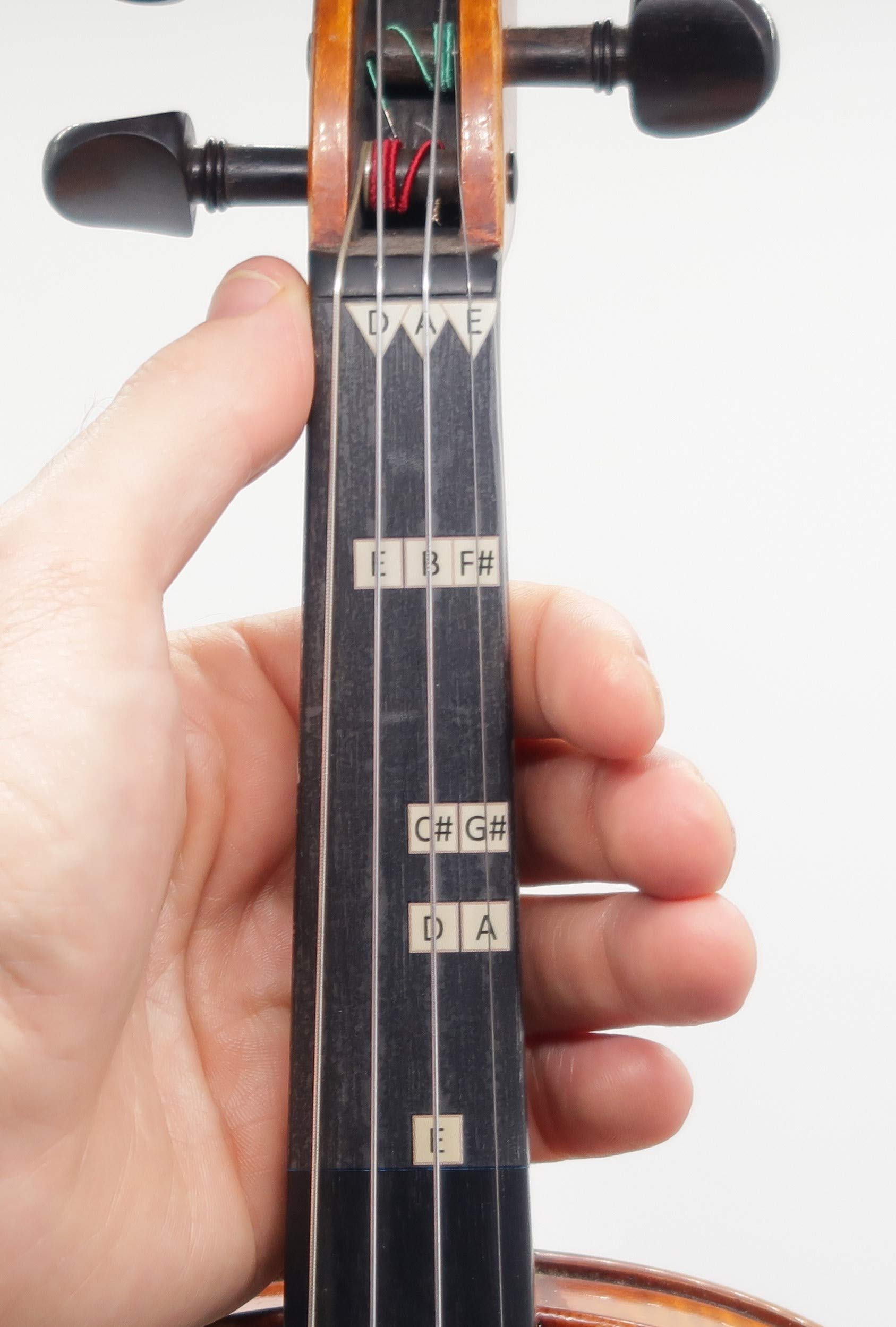 Fantastic Finger Guides - A Major Beginner Guide for 4/4 Size Violin Fiddle - More Sizes Are Available