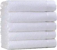 Kit 10 Toalha Rosto 50x80cm Gramatura 400g Branca
