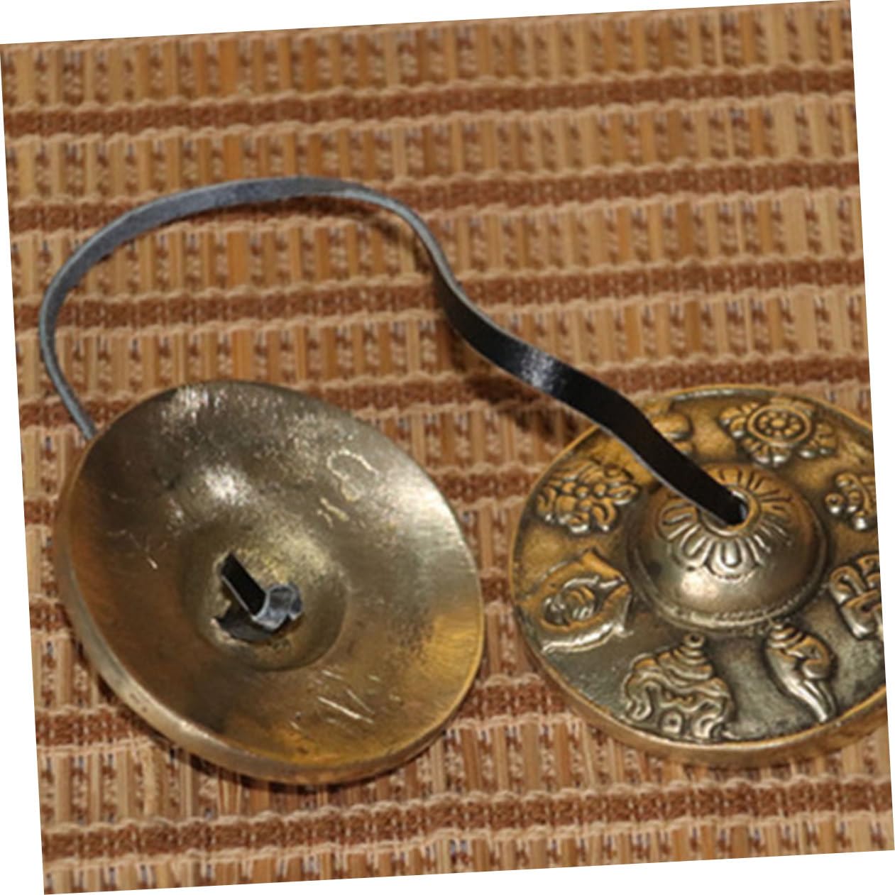 Nepal Meditationsbeckenglocke Aus Kupfer Paar Percussion Instrument Für Yoga Klangheilung Und Achtsamkeit Leicht Und Tragbar