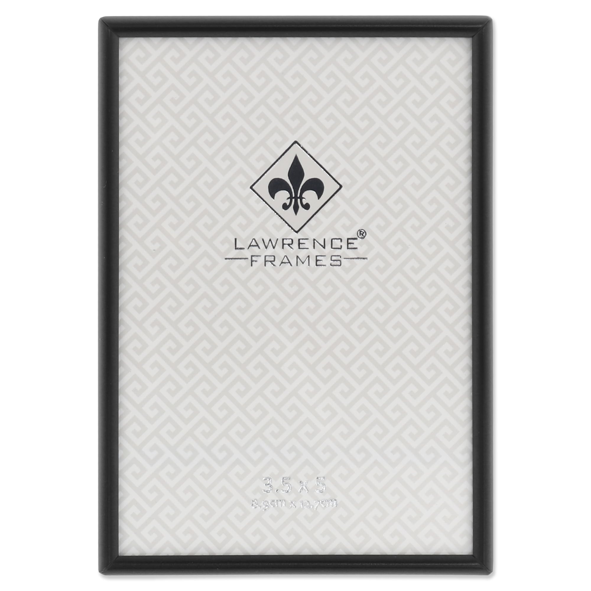 Lawrence Frames 660035 3.5x5 Simply Black Picture Frame