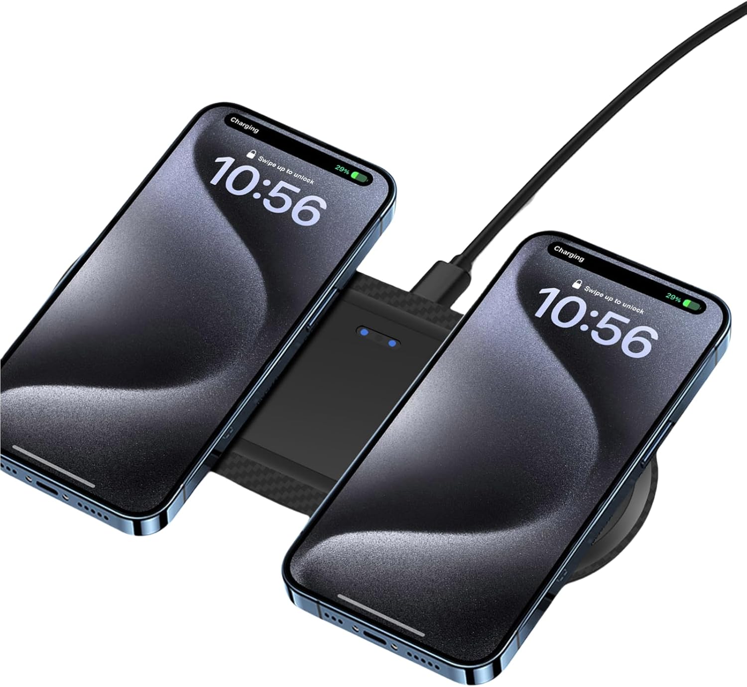 Wireless Charger, Dual 20W Wireless Charging Pad for Samsung Galaxy S24/S23/S22/S21/S20/S10/Note, Fast Charging Pad for Apple iPhone 15/14/13/12/11/XR,for Google Pixel 8/7/6, and More. (1 Pack) Wireless Charger, Dual 20W Wireless Charging Pad for Samsung Galaxy S24/S23/S22/S21/S20/S10/Note, Fast Charging Pad for Apple iPhone 15/14/13/12/11/XR,for Google Pixel 8/7/6, and More. (1 Pack)