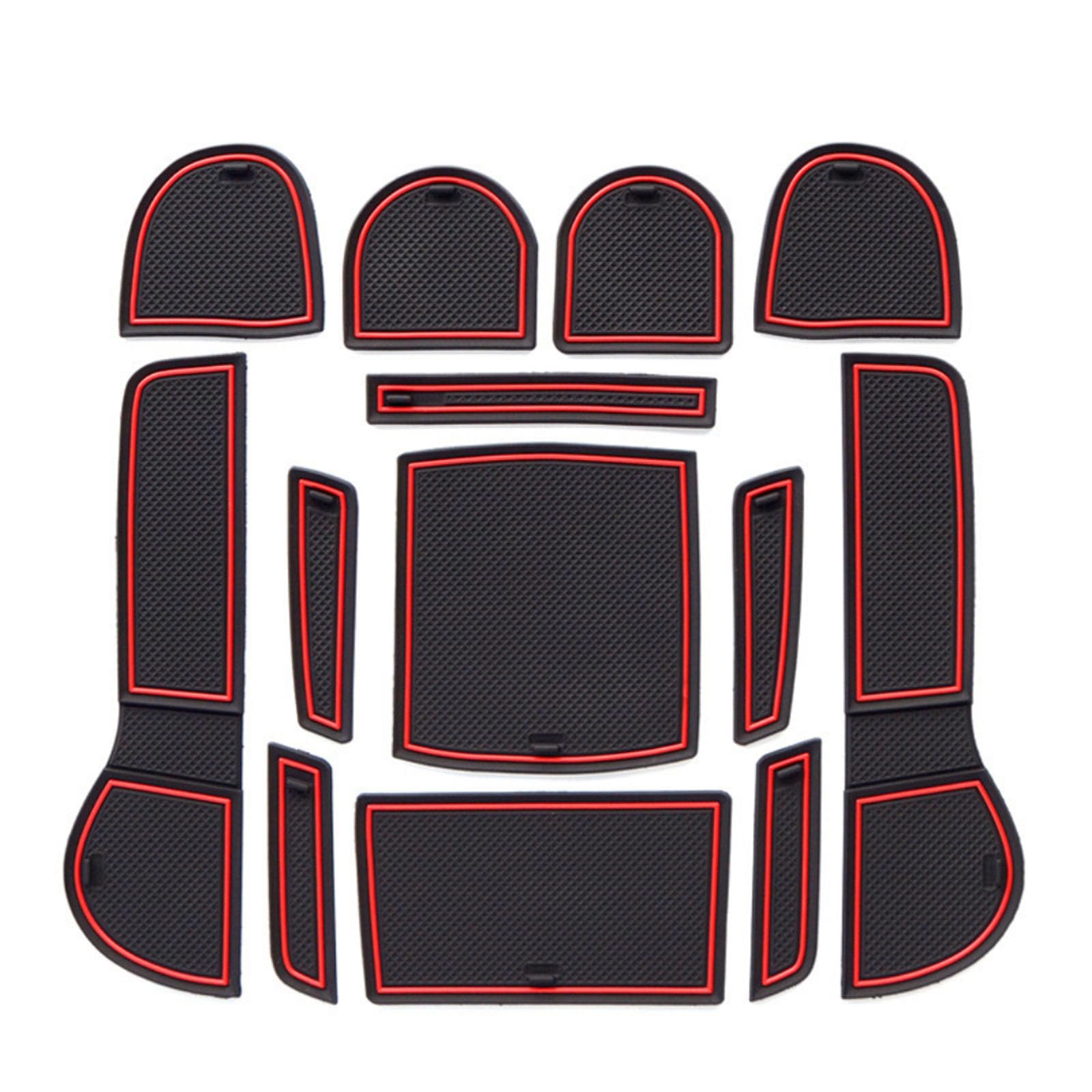 ahhccne Rubber Mats for Centre Console for Subaru Levorg 2016-2018, LHD Rubber Mats for Centre Console
