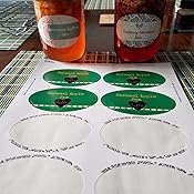 Amazon.com: Avery Printable Blank Oval Labels, 2