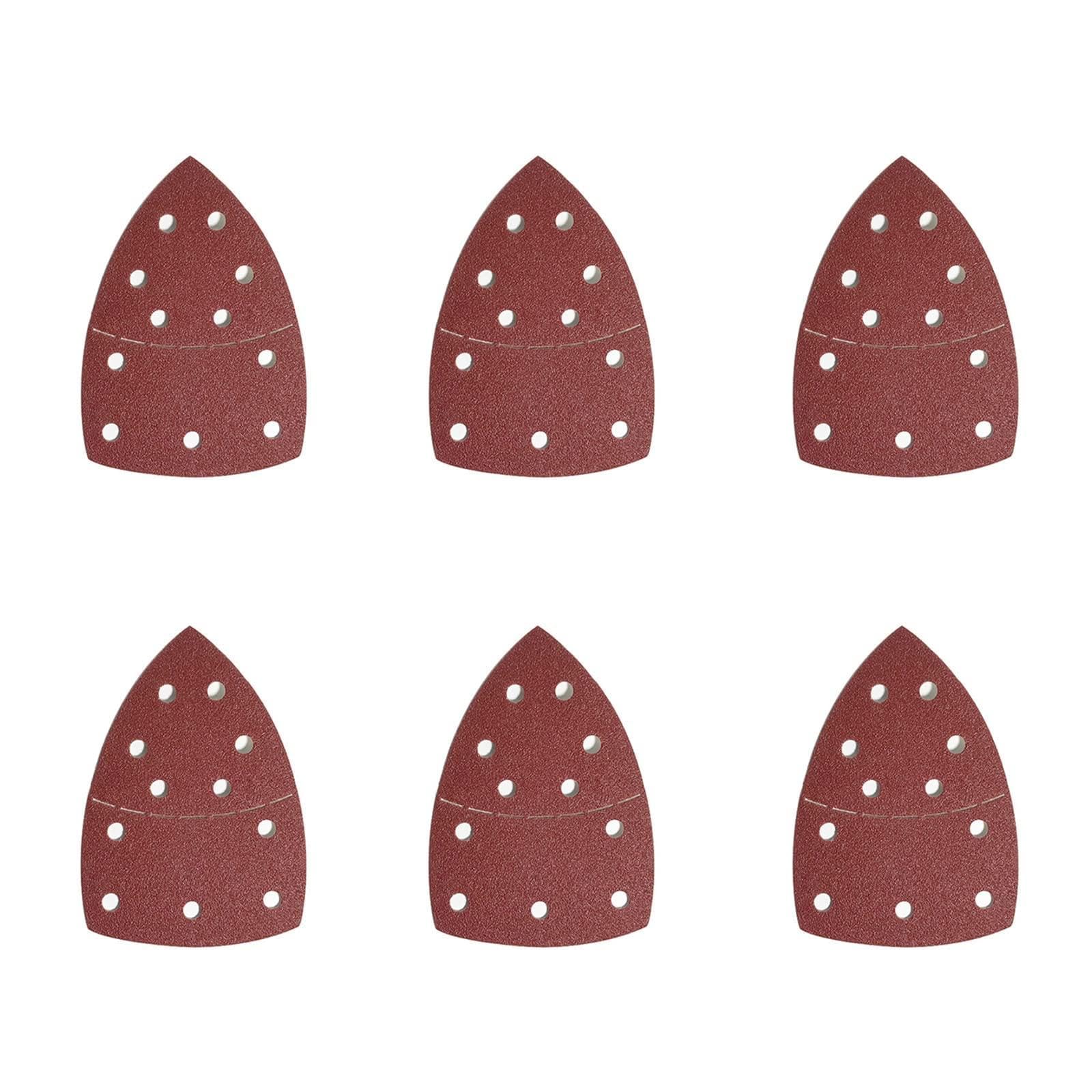 Self-Adhesive Sandpaper Triangle Sander Hook Loop Sandpaper Disc Abrasive Grinding Tool for Polishing Grit Abrasive Tool Self-Adhesive Triangle Sander Hook Loop Disc for Polishing Grit