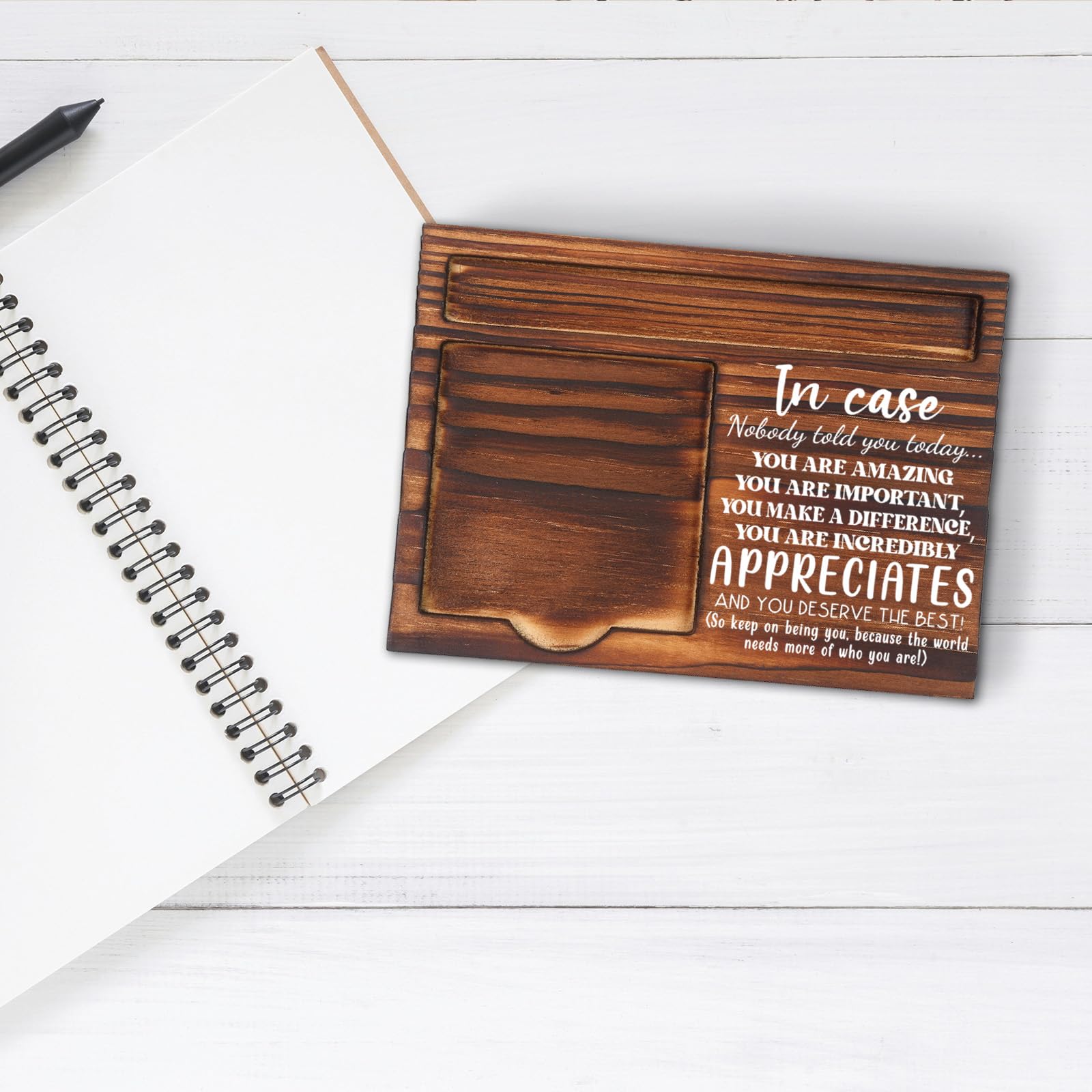 Regalo de agradecimiento para compañeros de trabajo, profesores, amigos, mujeres, hombres, con cita motivacional "You are Amazing" para enfermera, trabajadora social, médico, soporte de notas