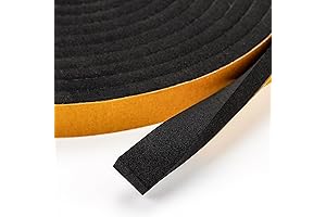 1/2" W x 1/4" T Weather Stripping Tape: Your Ultimate Draft Blocker
