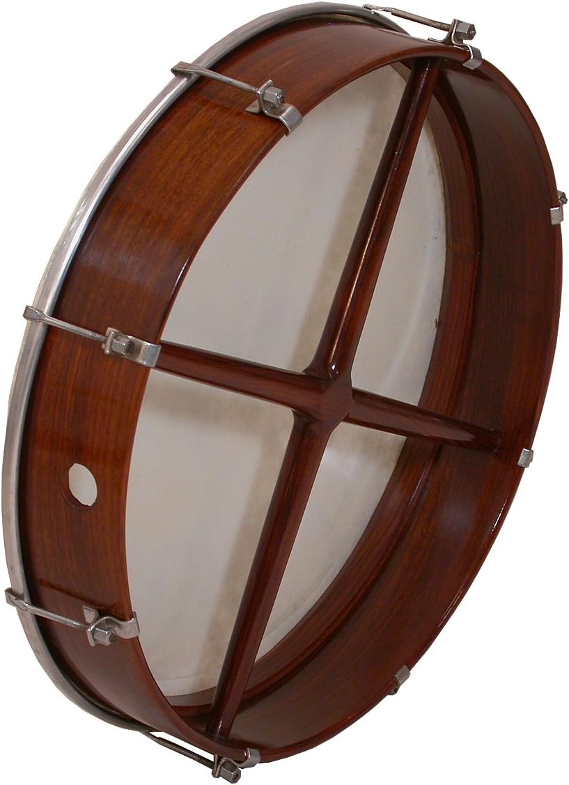 Bodhran, 18", Tune, Rosewood, Fiberskyn