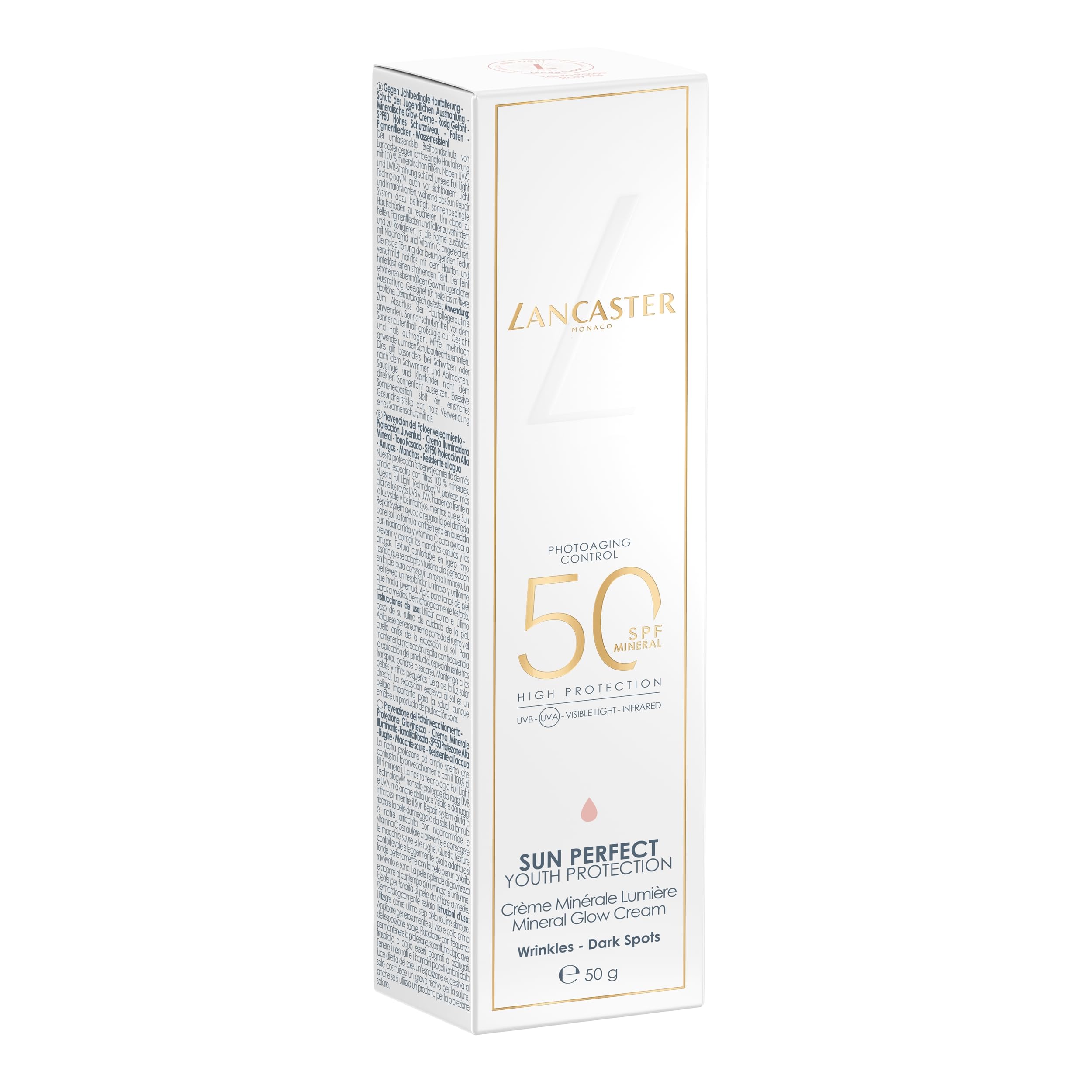 Lancaster Sun Perfect Mineral Glow Cream SPF50 Crema Iluminadora