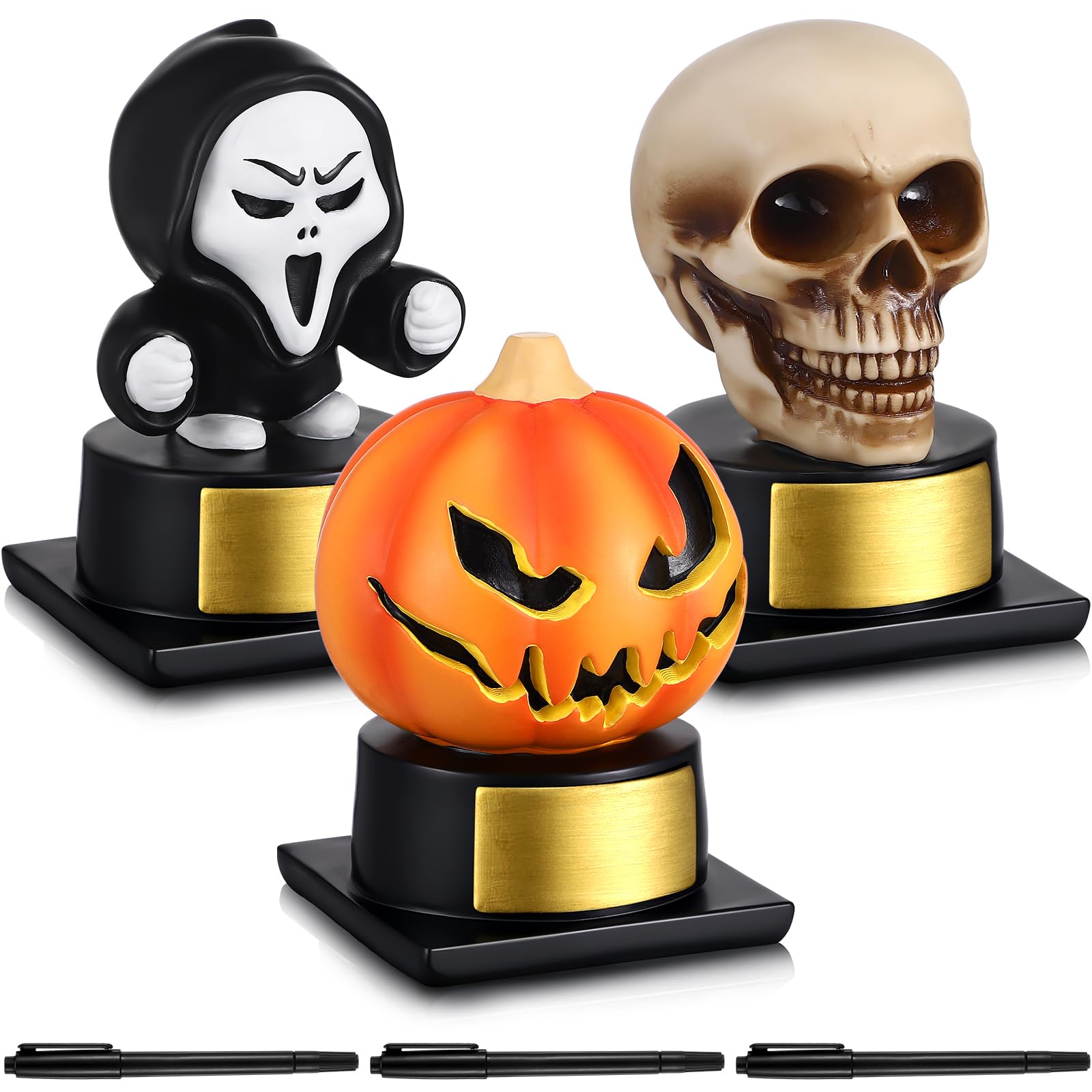 AceOrbit 3 Pack Halloween Trophy Awards