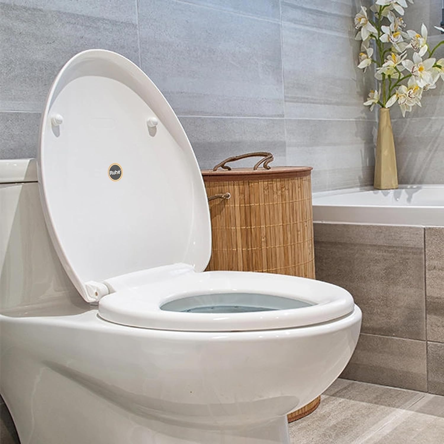 See full amazon price history chart for Ruhe® Super Round Toilet Seat Cover | Premium PVC Western Commode Toilet Seat Cover | Non-Slip Point and Durable Seat Cover | Easy Installation | White Color Ruhe® Super Round Toilet Seat Cover | Premium PVC Western Commode Toilet Seat Cover | Non-Slip Point and Durable Seat Cover | Easy Installation | White Color (B0D6G2GD57) Amazon Price History, Amazon Price Tracker