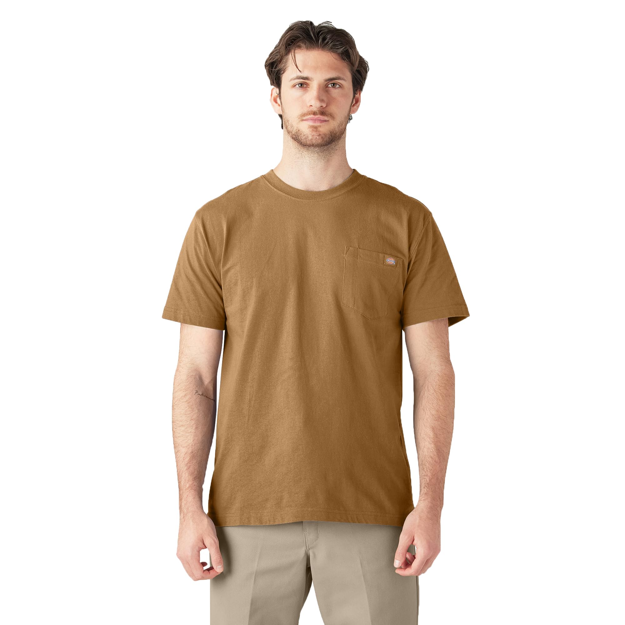 Dickies Men's Big & Tall Heavyweight Crew Neck Short Sleeve Tee Big-Tall