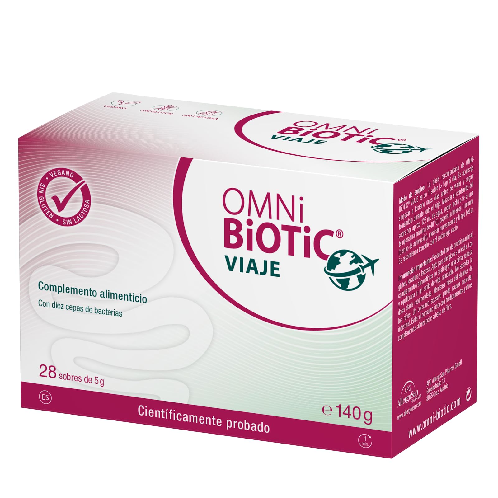 OMNi BiOTiC VIAJE | Probiótico | 10 cepas bacterianas