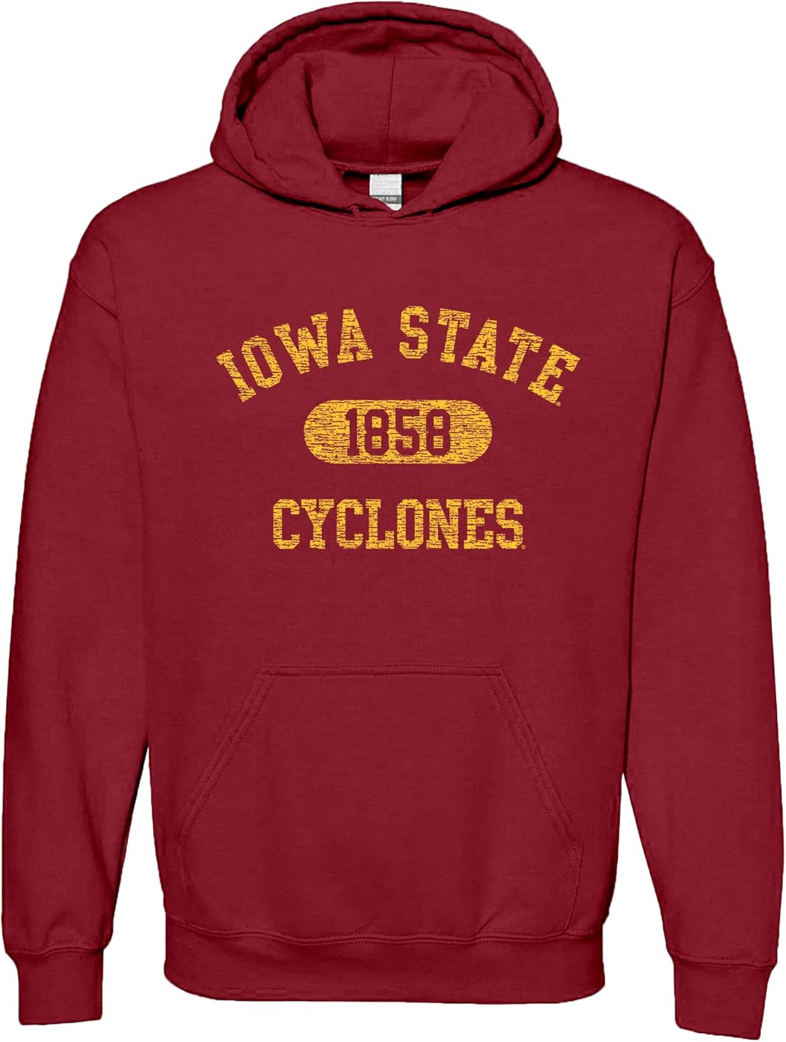 College hoodie with team color design