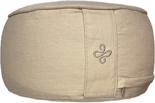 Miniatura 1 de Atmanas - Cojín de Meditación - Cascos de Cáñamo y Trigo Sarraceno Sostenibles - Mindfulness y Diseño de Interiores