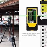 KAIWEETS LR100G Détecteur Laser, Uniquement Compatible avec KT360A, Écran LCD Double, LED Double Face, Signal Sonore Réglable, Portée Jusqu’à 60 m, Avec Pince de Fixation Stable - 4