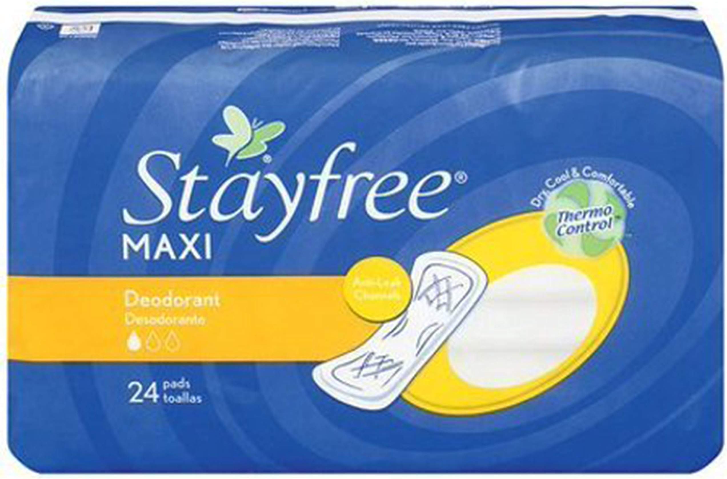 Stayfree Maxi Deodorant Pads - 24 CT