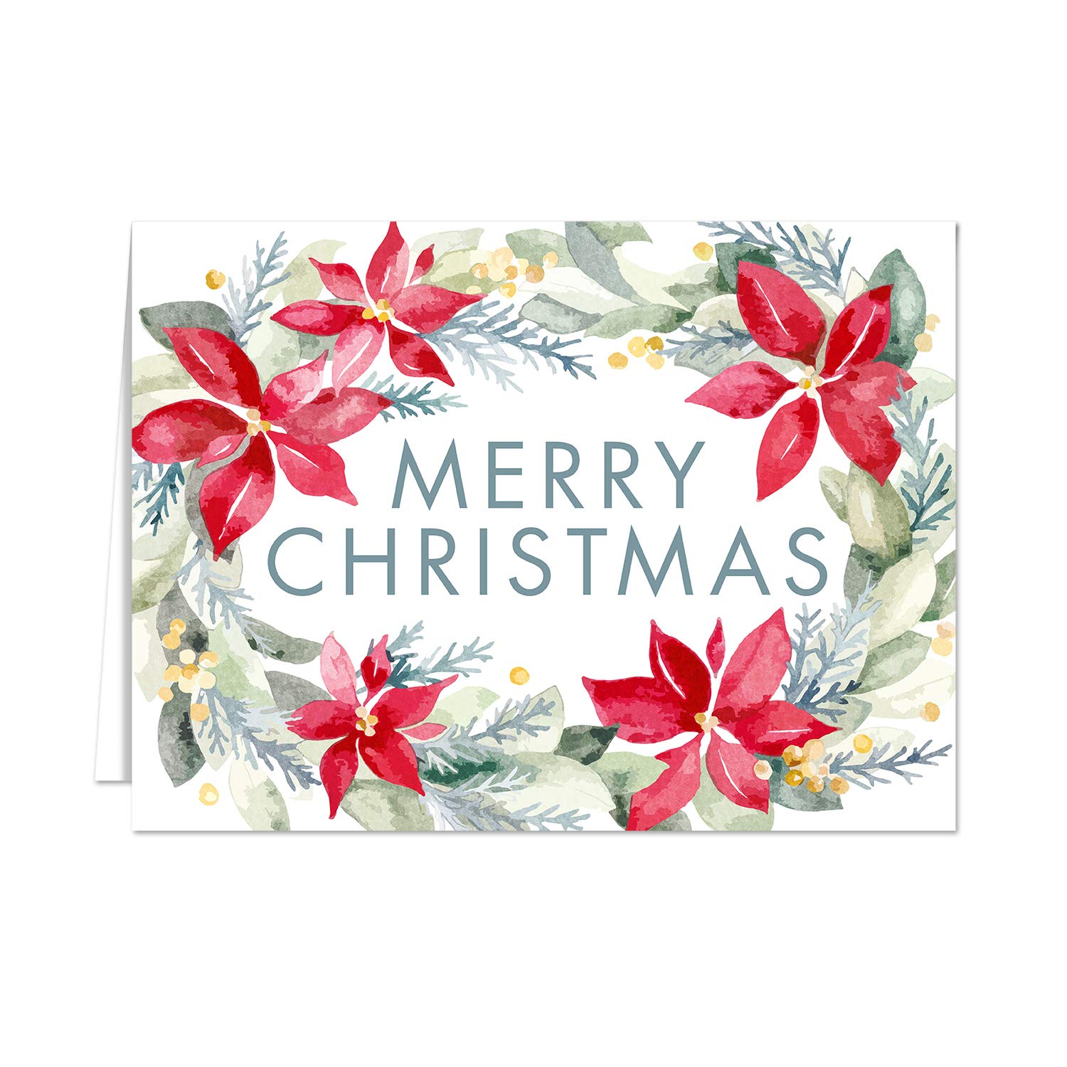 Weihnachtskarten"Merry Day", 24 Weihnachtskarten mit passenden Umschlägen