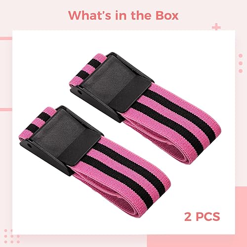 Miniatura 6 de Women's Glute Occlusion Band, 35 X 2, Polyester Bfr Resistance Trainer, Ideal for Thigh and Leg Sculpting