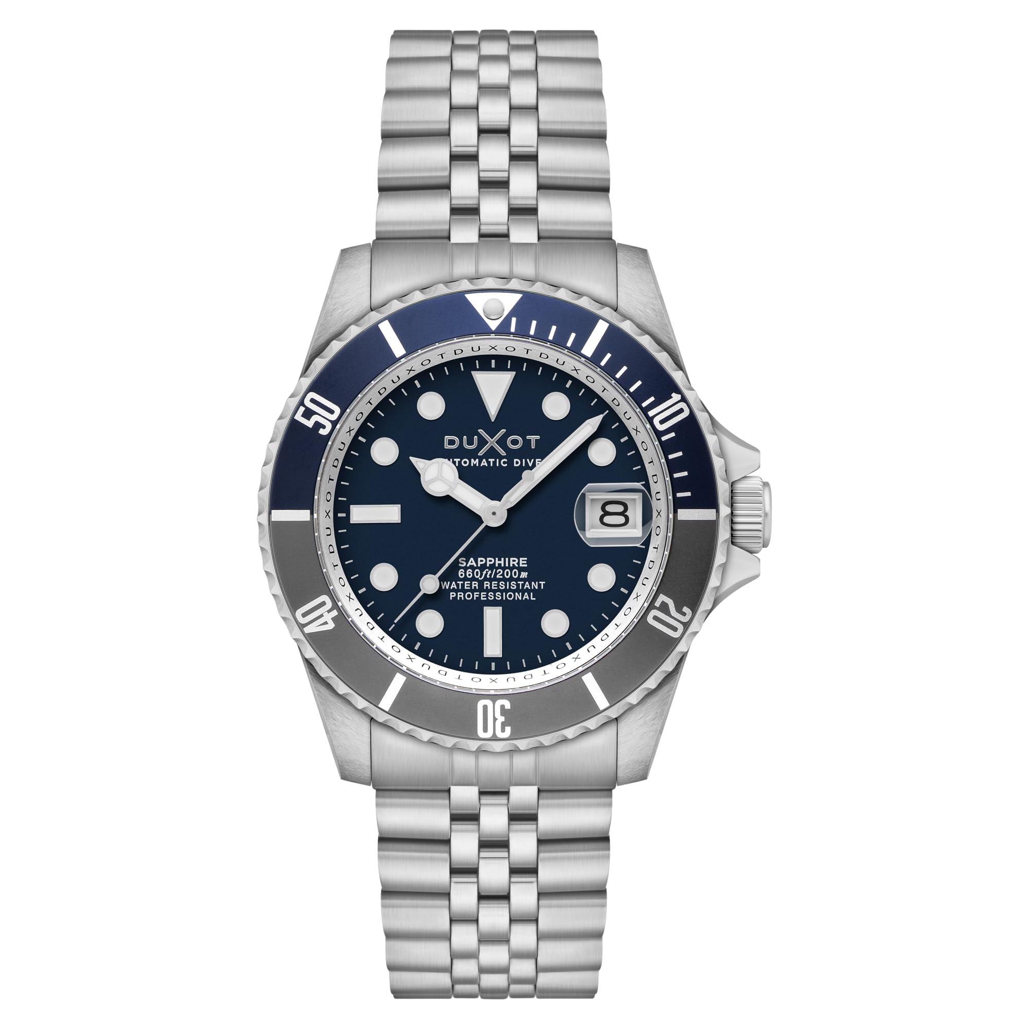 Duxot Weekenddeal DX-2057-44 Deep Blue Atlantica Diver automatisch horloge