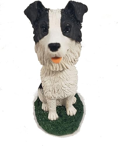 Animal Den Border Collie - Figura de perro Bobblehead para regalo para tablero de instrumentos de automóvil
