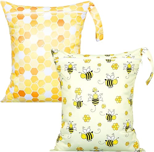 Shappy 2 bolsas grandes de viaje para lavandería, lavable, impermeable, húmeda, seco, bolsa grande para ropa sucia, bolsa de entrenamiento para baño