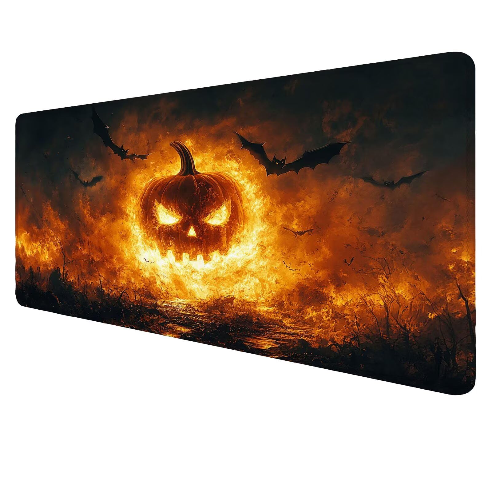 Dyniowa podkładka pod mysz duża podkładka na biurko dla graczy żółta podkładka pod mysz XXL 1600 x 800 x 3 mm niestandardowa podkładka pod mysz, ochraniacz na biurko na biurko do domu dekoracja