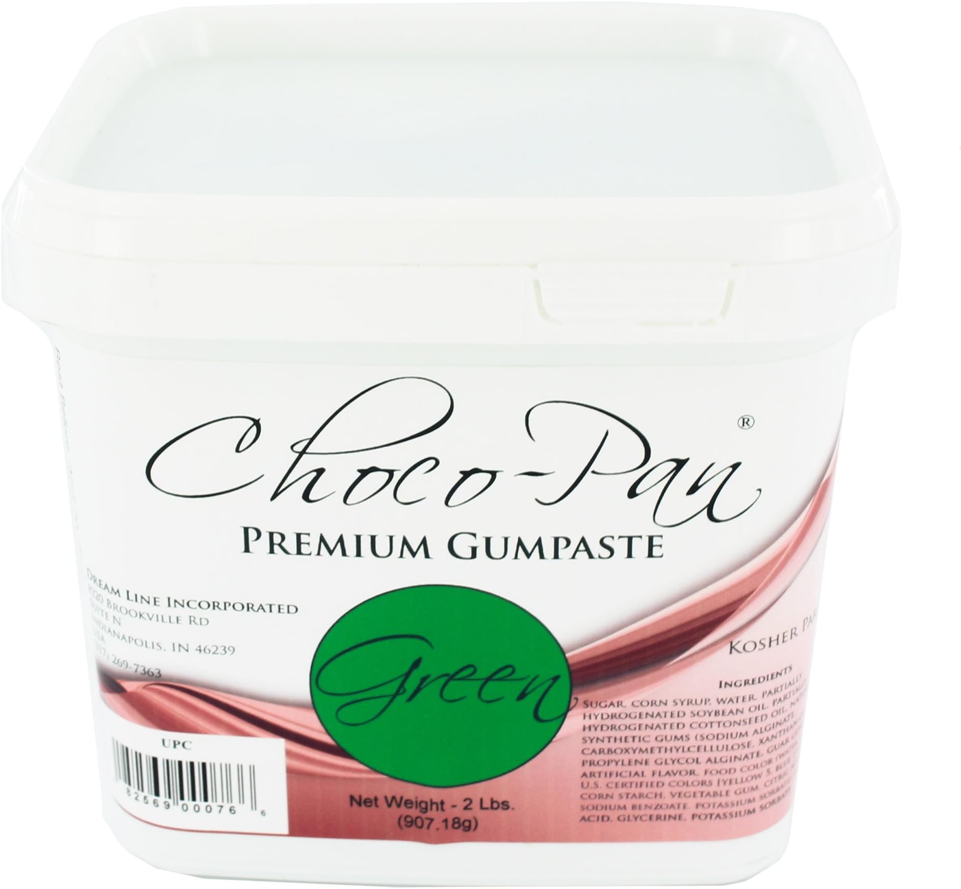 Choco-Pan Gumpaste Green 2 Pounds