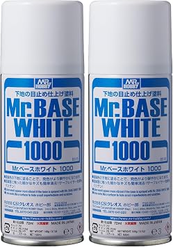 GSI Creos Mr. Base White 1000 Spray White 180ml Hobby Surface Treatment B518 x2