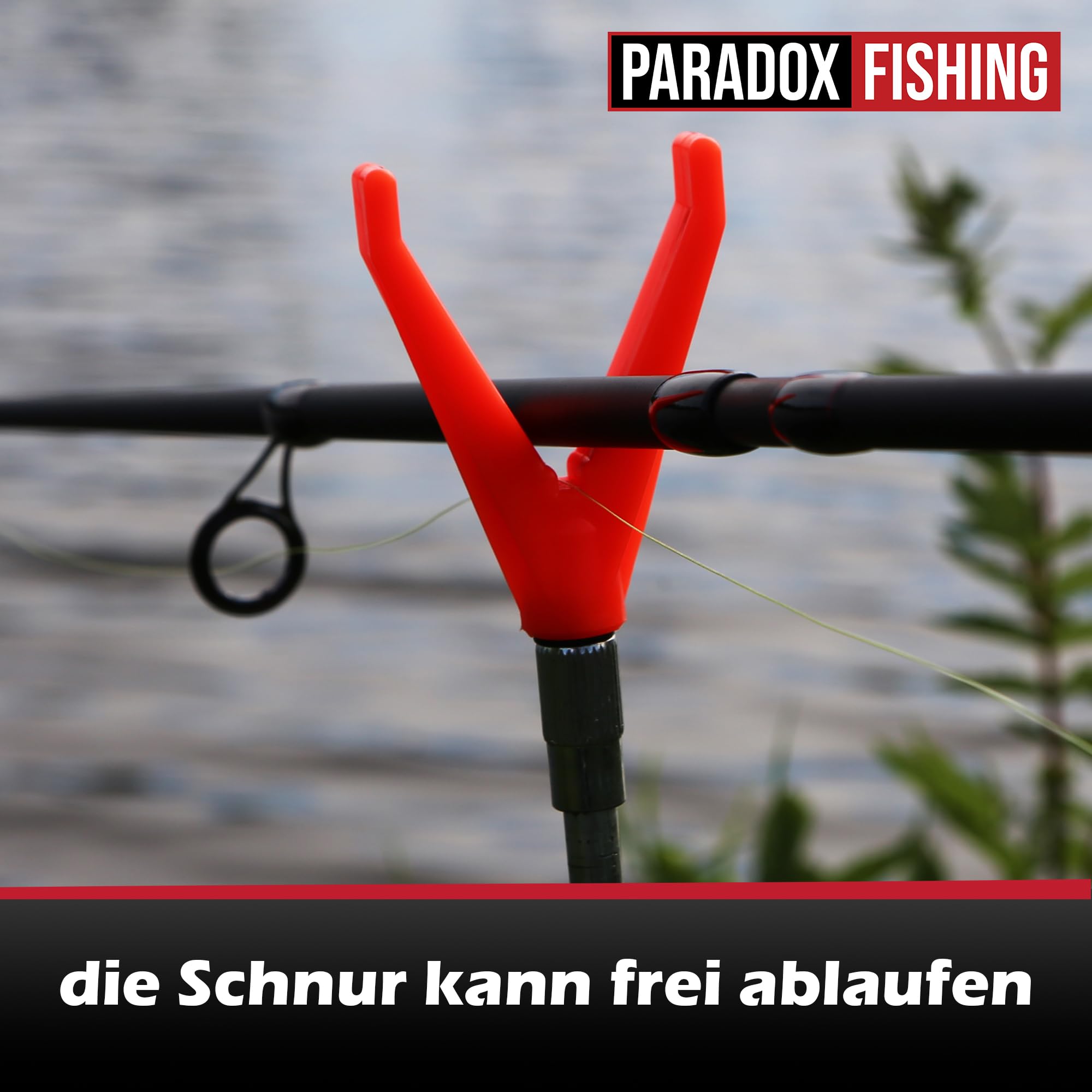 Paradox Fishing Rutenhalter 4/8 Stück I 70-110cm I Angel-Rutenhalter Angelhalter Rutenständer Rutenhalter Angeln Angelständer