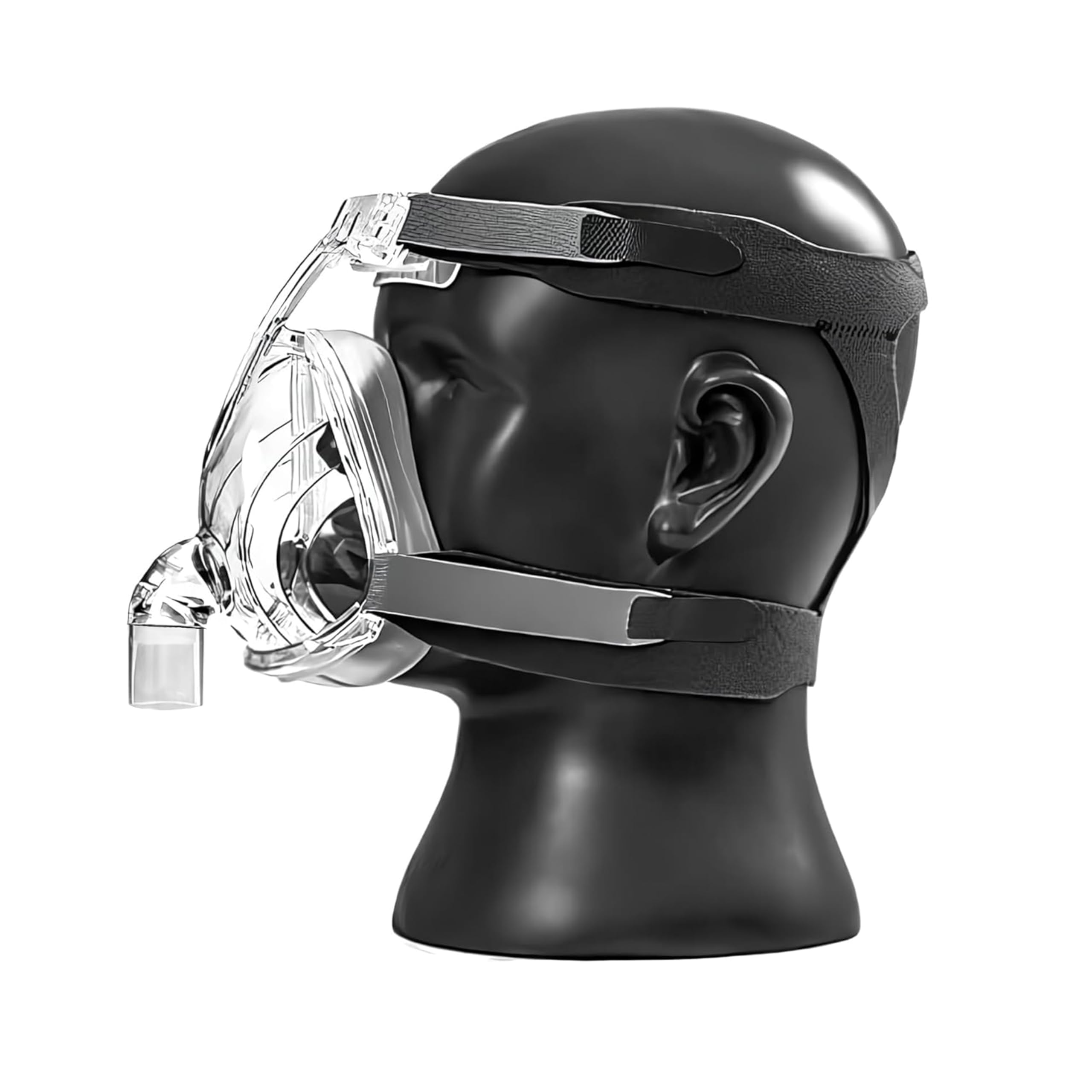 F2 CPAP Mask Bipap Mask Full Face Mask Compatible With All Brand Machine(Small)