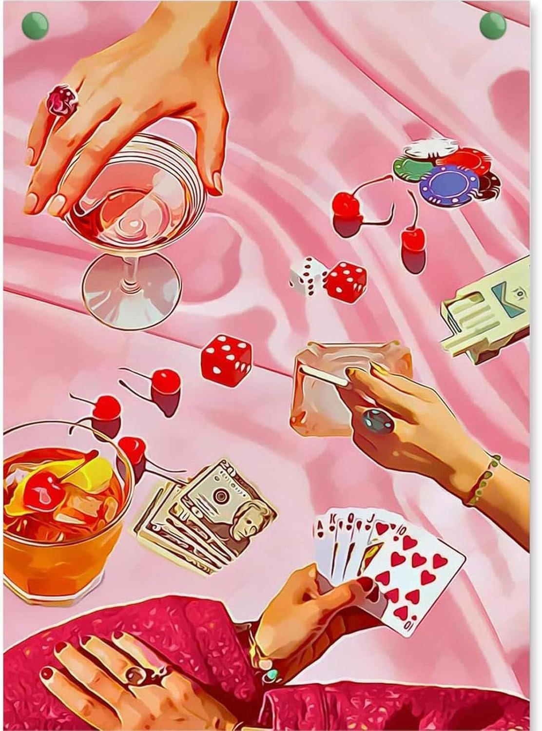 KICHANG Pink Modern Diamond Painting Diamond Painting Kits,5D Diamond Painting Kits for Adults,Diamond Art Diamond Dots Round Full Drill Diamonds Diamond Art Kits Crafts for Wall Decor&Gift-12x16in KICHANG Pink Modern Diamond Painting Diamond Painting Kits,5D Diamond Painting Kits for Adults,Diamond Art Diamond Dots Round Full Drill Diamonds Diamond Art Kits Crafts for Wall Decor&Gift-12x16in