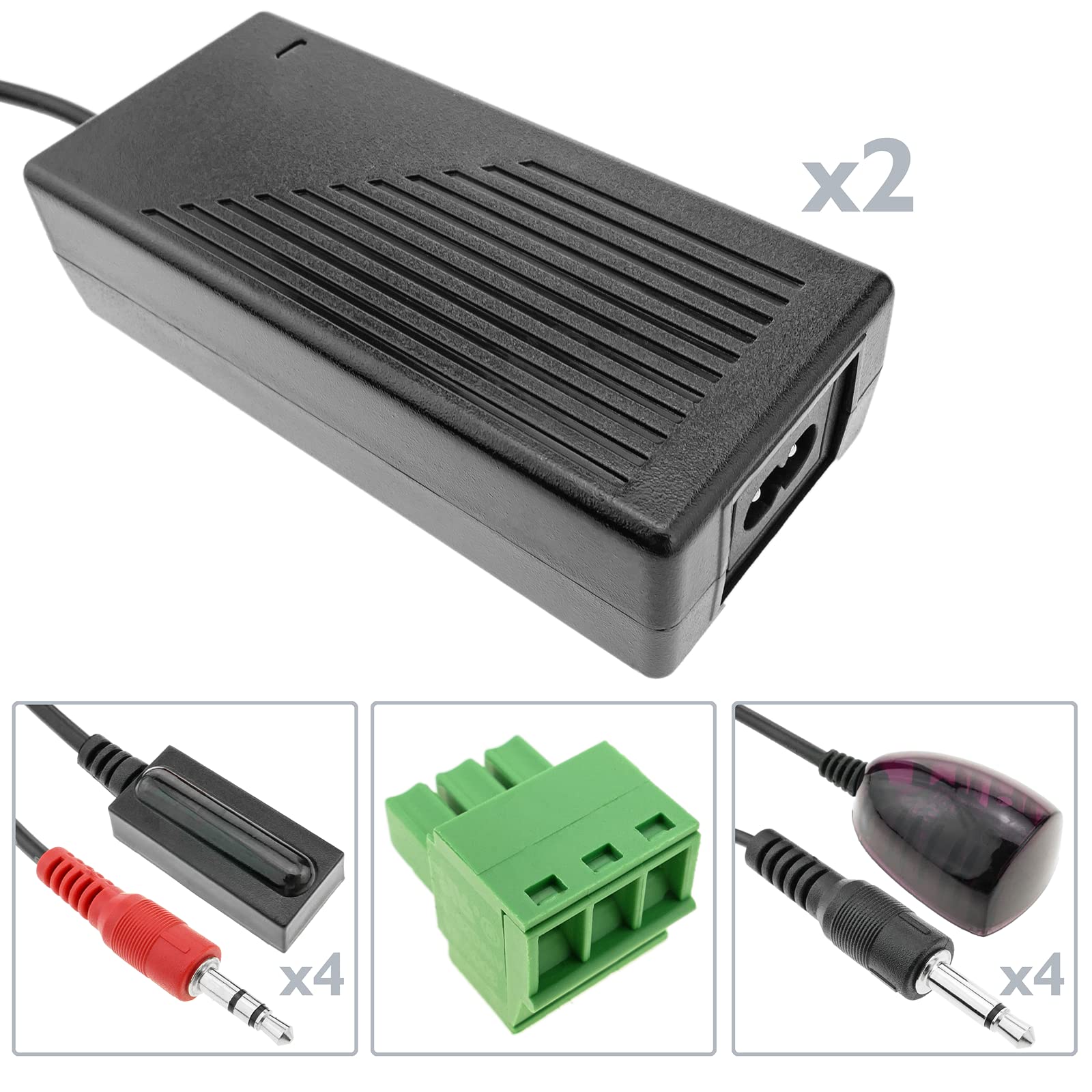 BeMatik - Extensor HDMI UltraHD 4K 2K FullHD 1080p Cat.5e Cat.6 Compatible con HDBaseT HDBT 100m - Transmisor 4 Puertos