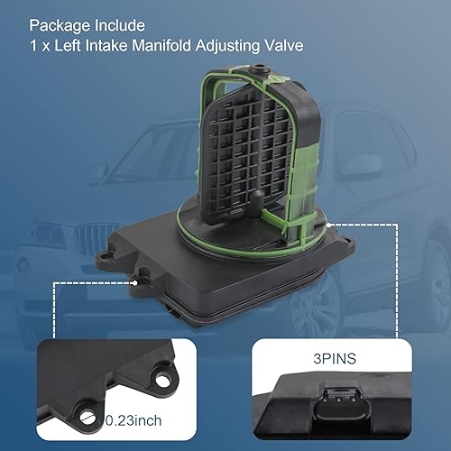 Miniatura 4 de JDMSPEED Nueva unidad de ajuste del colector de admisión izquierda DISA reemplazo de la válvula para BMW 135i 328i 530i 528i X5 Z4