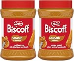 Lotus Biscoff Crunchy Spread Jar, Caramelized Cookie Flavour, 380g, Vegan, Nut Free, No Added Colours or Flavours