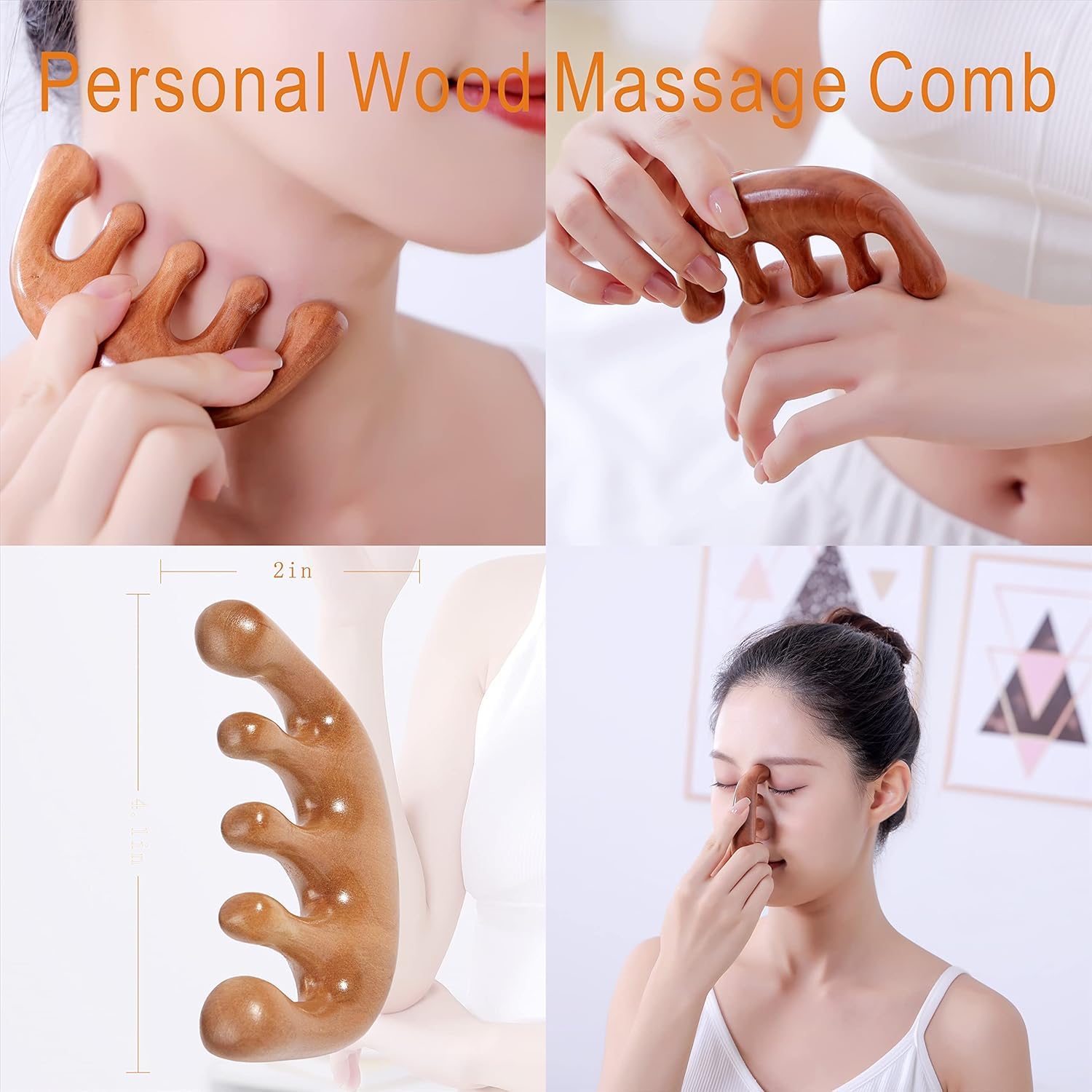 Outils de massage thérapeutique du bois pour contour du corps, 7 pièces, kit de madérothérapie avec masseur de drainage lymphatique, soulagement de la douleur, outils de sculpture du corps en bois