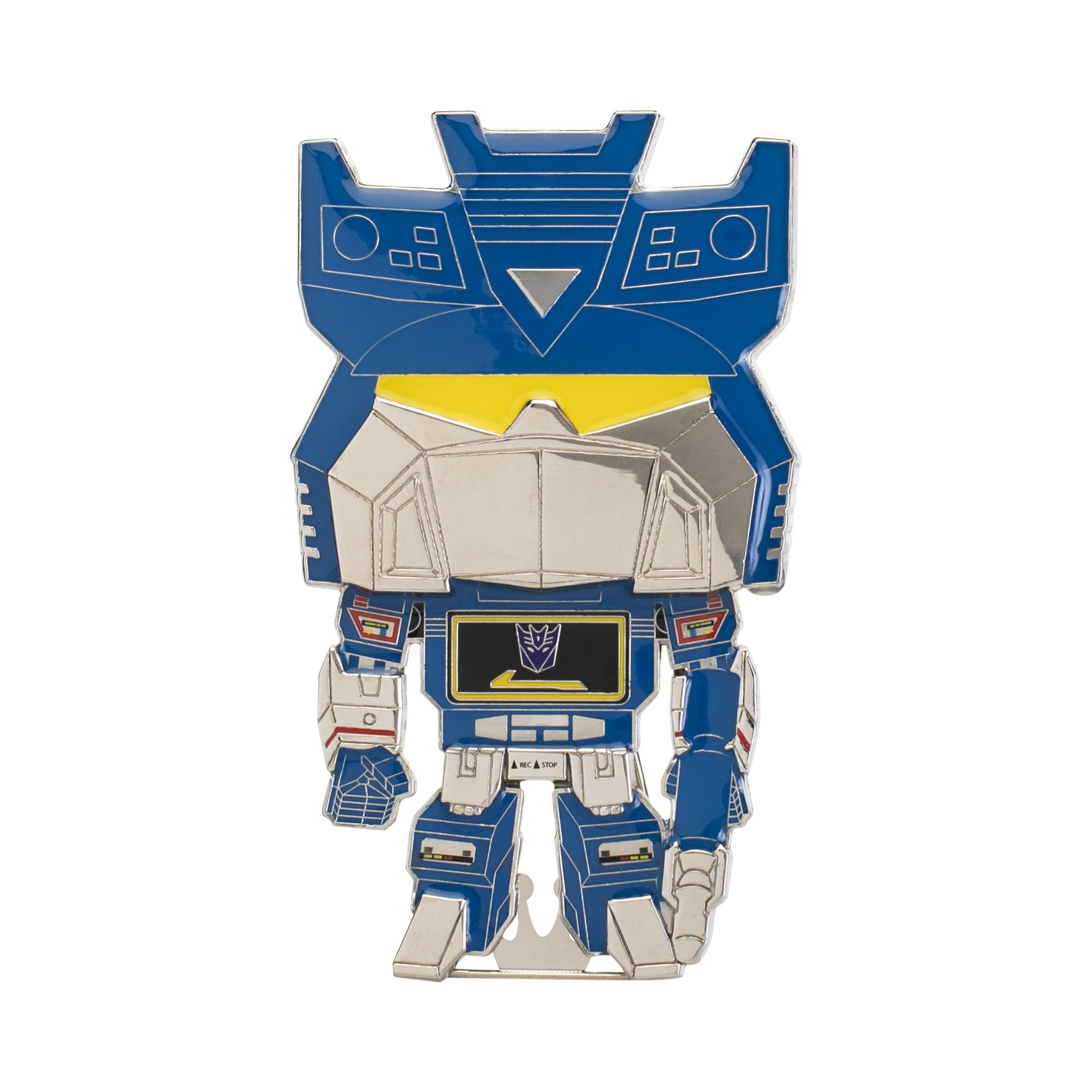 Loungefly Funko Large POP! Enamel Pin - Soundwave - TRANSFORMERS: SOUNDWAVE Szpilki - Słodka Kolekcjonerska Broszka - Dla Plecaków i Torby - Pomysł na prezent - Oficjalny towar - Fani TV