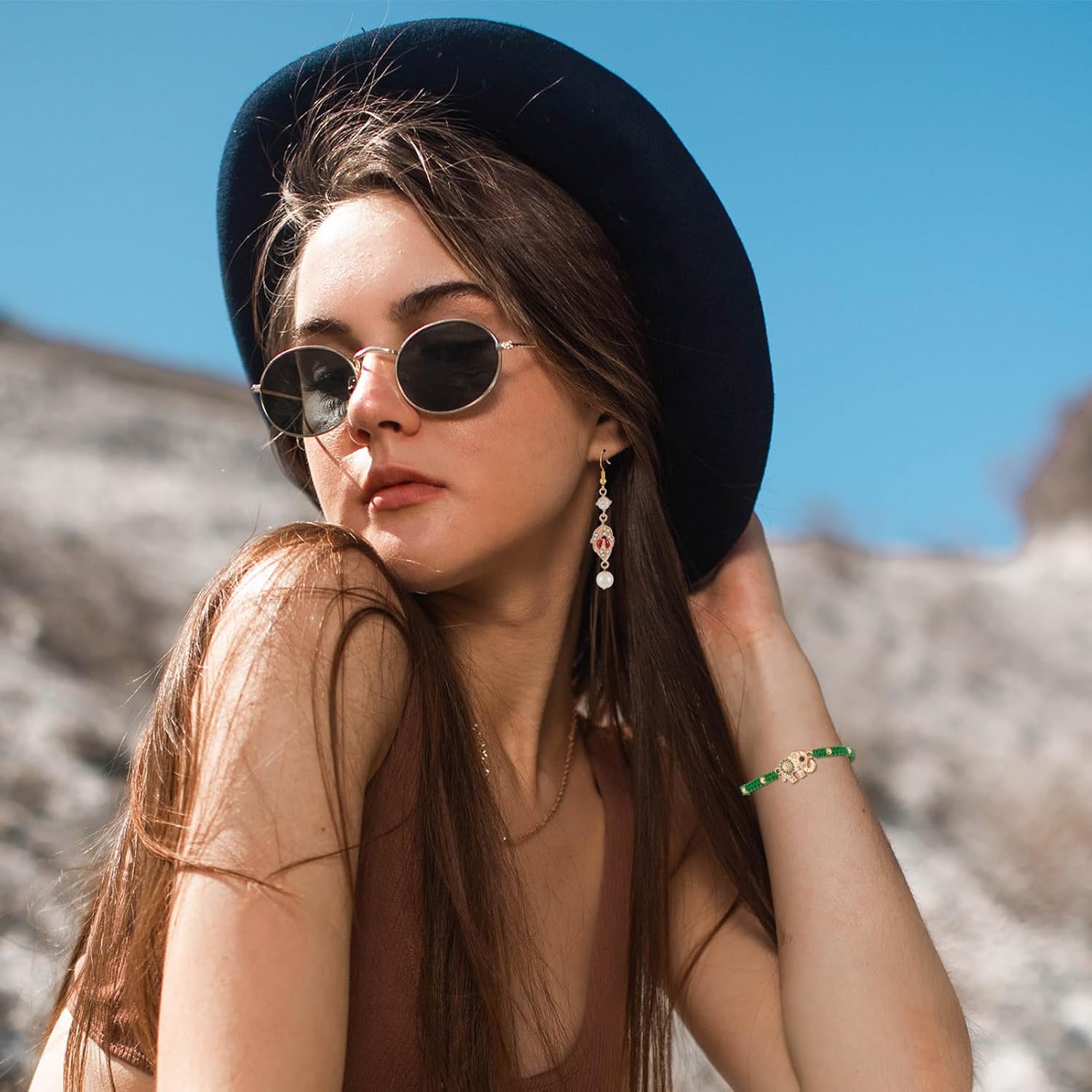 pandahall 40pcs Mixed Alloy Enamel Charms Connectors 20 Styles Colorful 2 Hole Rhinestone Owl Elephant Pendants Links for DIY Necklace Bracelet Jewelry Making - Image 3